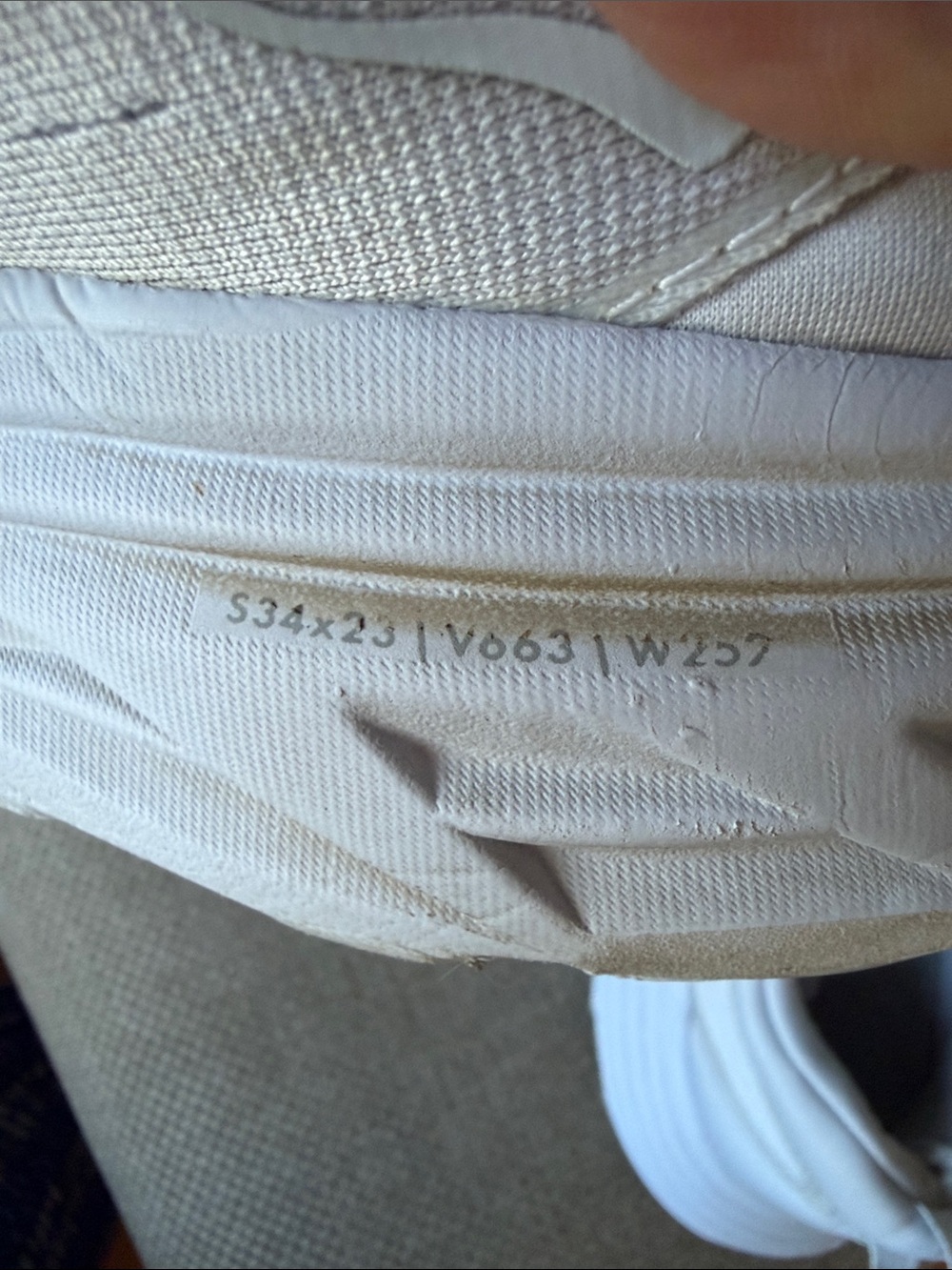 Hoka Bondi 8 White Cushioned Running Sneakers - Picture 11 of 13